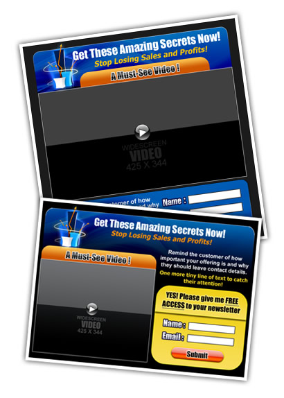 Website templates graphics