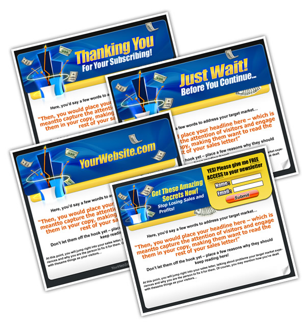 Website templates graphics
